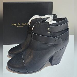 Brand New Rag & Bone Black Ankle Boots